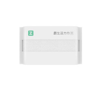 最生活 方巾 新疆长绒棉A类洗脸毛巾 纯棉柔软吸水方巾擦手巾 A-1162 34*34cm (白色)