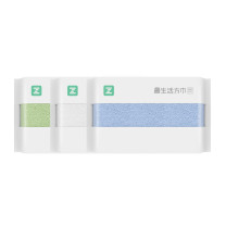 最生活 方巾3条装 新疆长绒棉A类洗脸毛巾 纯棉柔软吸水方巾擦汗巾 A-1162