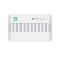 最生活 条纹毛巾 A-1171 (灰白)