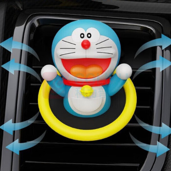 哆啦A梦 DORAEMON 通行圈车载出风口香薰A款/蓝色 RAMO016