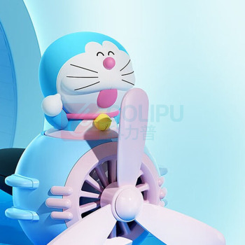 哆啦A梦 DORAEMON 小飞机车载出风口香薰粉色 RAM0025