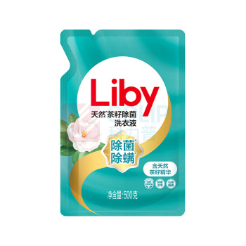 立白 茶籽除菌洗衣液袋装 500g 1袋