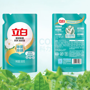 立白 茶籽除菌洗衣液袋装 500g 1袋