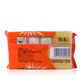 固本 超效洗衣皂 208g 6块/组