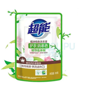 超能 洗护套装三件套 (1kg洗衣液+100g超能植沐悦色洗衣液*5袋+120g纳爱斯自然盐白牙膏*1支)