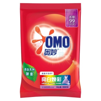 奥妙(OMO) 洗衣粉 亮白焕彩1KG*2袋 4斤 水清莲香 1套/套 销售单位:套 (洗衣粉) (计量单位:个)