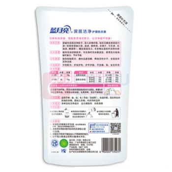 蓝月亮 深层洁净洗衣液 (自然清香) 500g/袋 12袋/箱