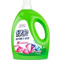 绿伞 去污超人洗衣液 (熏衣芳菲) 3kg/瓶 4桶/箱