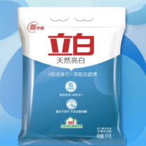 立白 洗衣粉  1袋 大袋5kg 家庭实惠装无磷洗衣粉大包装 天然亮白低泡洗衣粉5KG*1袋