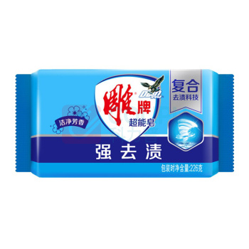 雕牌 强去渍超能洗衣皂 (洁净芳香) 226g/块 48块/箱