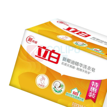立白 新椰油精华洗衣皂 (清雅茉莉) 220g*2/组 18组/箱