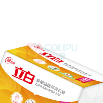 立白 新椰油精华洗衣皂 (清雅茉莉) 220g*2/组 18组/箱