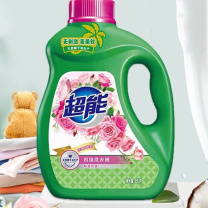 超能 香氛洗衣液(新老包装随机发货) 玫瑰茉莉/蔷薇茉莉特调沙龙香 2kg/瓶 6瓶/箱