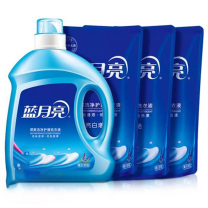 蓝月亮 亮白洗衣组合洗衣液(薰衣草香亮白增艳深层洁净护理洗衣液) 瓶装3KG+袋装1KG*3 