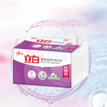 立白 新椰油精华增白皂 (桂花幽香) 226g*2块/组 18组/箱