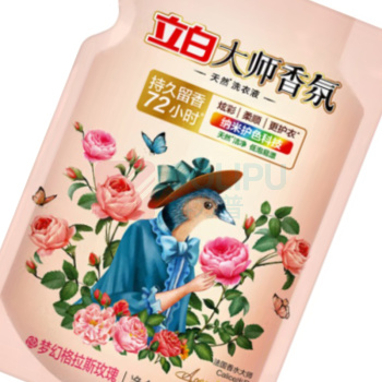 立白 大师香氛天然洗衣液 (薰衣草/玫瑰随机) 500g/袋 24袋/箱