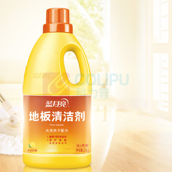 蓝月亮 除菌地板清洁剂 (清爽柠檬香) 2kg/瓶 6瓶/箱