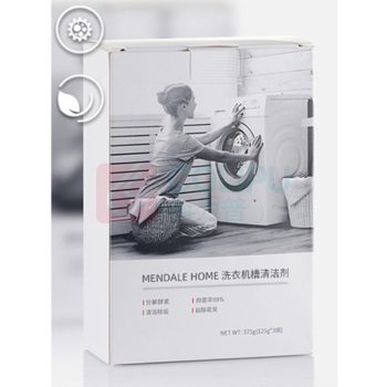 梦洁 七星洗护 寐MINE 洗衣机槽清洗剂 125g*3袋/盒 12盒/箱