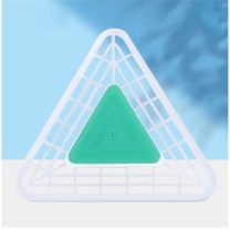 绿之源 GREEN SOURCE 小便斗消臭剂 (三角形) 生间尿斗过滤网防堵香片 Z-1470 10块装