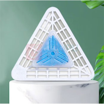 绿之源 GREEN SOURCE 小便斗消臭剂 (三角形) 生间尿斗过滤网防堵香片 Z-1470 10块装