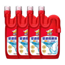 威王 VEWIN 下水道疏通剂 去味除菌 500g*4瓶/组