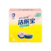 彩虹 CH 4合1香氛洁厕宝除菌率99.9%,元气白桃味 R6202-2 (10个独立装)2盒装