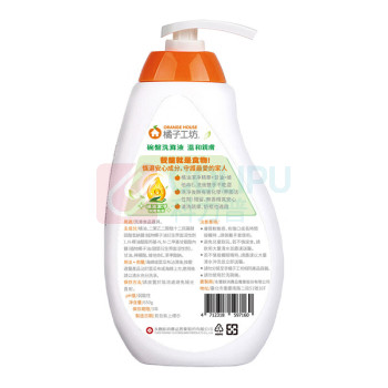 橘子工坊 ORANGE HOUSE 碗盘洗涤液温和亲肤 650g