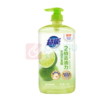 超能 洗洁精 爆汁鲜柠洗洁精 1套/套 销售单位:套 (洗洁精) (计量单位:个)