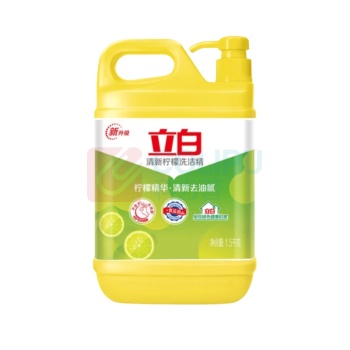 立白 清新柠檬去油洗洁精 1.5kg/瓶 10瓶/箱 1.5kg/瓶 10瓶/箱 瓶装