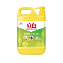 立白 清新柠檬去油洗洁精 1.5kg/瓶 10瓶/箱 1.5kg/瓶 10瓶/箱 瓶装
