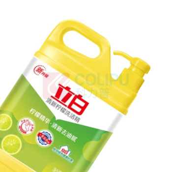 立白 清新柠檬去油洗洁精 1.5kg/瓶 10瓶/箱 1.5kg/瓶 10瓶/箱 瓶装