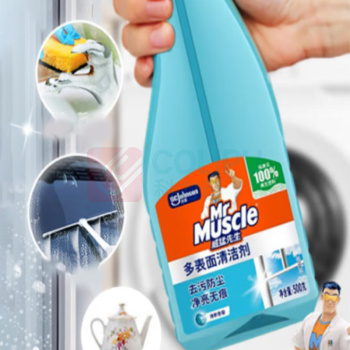 威猛先生 Mr Muscle 玻璃清洁剂 500g/瓶 24瓶/箱 新老包装交替发货