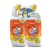 威猛先生 Mr Muscle 洁厕液 (柠檬草香) 600g*2瓶/组 12组/箱 新老包装交替发货