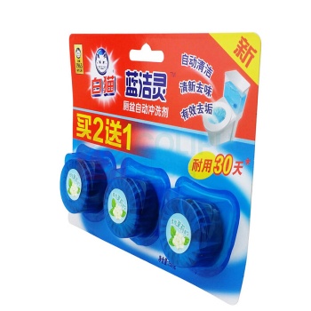 白猫 蓝洁灵洁厕块 50g/块 (2+1)块/组 36组/箱