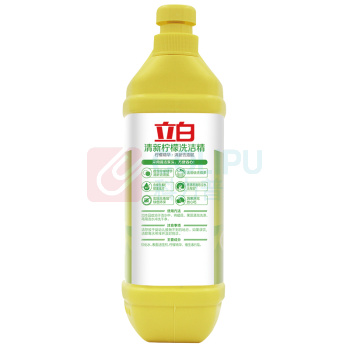 立白 清新柠檬味洗洁精大桶除味去油去腥 99%除菌 1.5kg 一瓶 