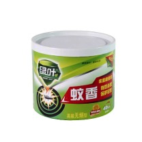 绿叶 蚊香盘野菊花香型无烟灭蚊 GL5010 40盘/桶【2桶装】
