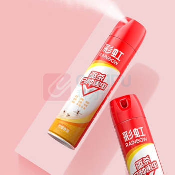 彩虹 杀虫气雾剂500ml柠檬香 5250-2 2瓶装