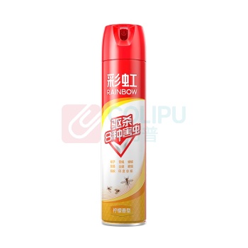 彩虹 杀虫气雾剂500ml柠檬香 5250-2 2瓶装