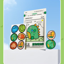 润本 RUNBEN 叮叮植物贴 恐龙王国 12片/袋 新老包装随机发