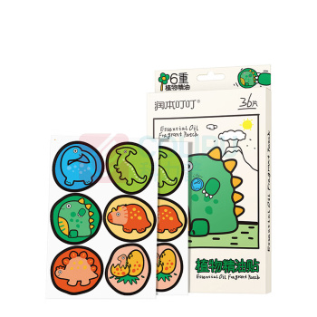 润本 RUNBEN 叮叮植物精油贴 (恐龙王国) 36片/盒 144套/箱