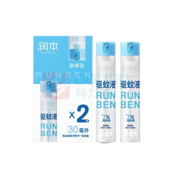润本 RUNBEN 7%驱蚊酯驱蚊液 30ml*2