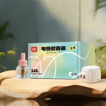 彩虹 CH 蚊香液(4瓶+1器) 240夜 母婴适用 无味 FX5141
