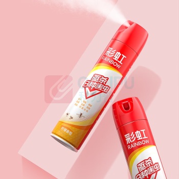 彩虹 CH 杀虫气雾剂500ml柠檬香2瓶装 5250