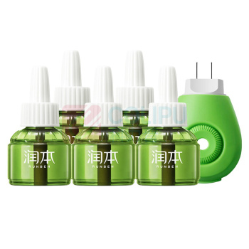 润本 RUNBEN 电蚊香液 120晚 45ml×4瓶+1器 防蚊定时无香型