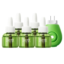 润本 RUNBEN 电蚊香液 120晚 45ml×4瓶+1器 防蚊定时无香型