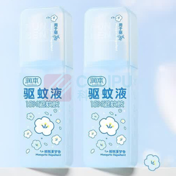 润本 RUNBEN 驱蚊液 15%避蚊胺 栀子香 75ml*2瓶/组