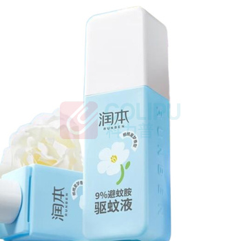 润本 RUNBEN 驱蚊液 15%避蚊胺 栀子香 75ml*2瓶/组