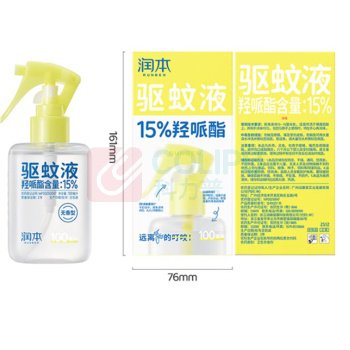 润本 RUNBEN 驱蚊液 15%派卡瑞 100ml+30ml*2