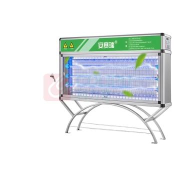 安赛瑞 商用灭蚊灯 8A00159 额定功率:65W 灯管:3*12W LED灯管 理论覆盖面积:290330㎡ 输入电压:220240V 50/60Hz 输出高压:25003500V 脚架高度:34cm 插地深度:33cm 三管增强款