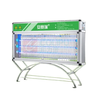 安赛瑞 商用灭蚊灯 8A00159 额定功率:65W 灯管:3*12W LED灯管 理论覆盖面积:290330㎡ 输入电压:220240V 50/60Hz 输出高压:25003500V 脚架高度:34cm 插地深度:33cm 三管增强款